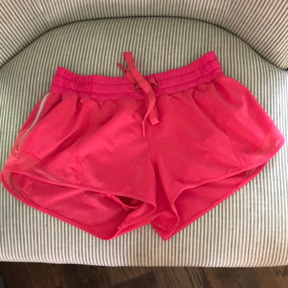 Brand new hot pink Lulu Lemon shorts